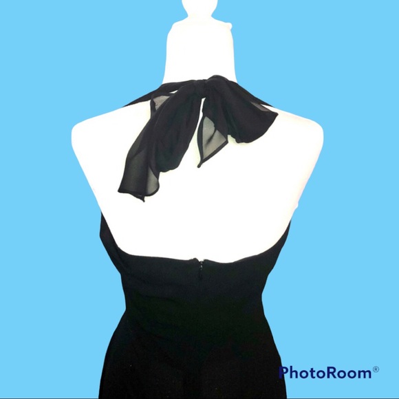 Carole Little Vintage Black Dress - Picture 4 of 7